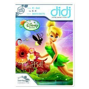 Leapfrog Didj Game Disney Fairies Tinker Bell and Friends MATH FACTS