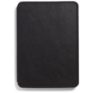 Kindle Leather Cover Black Leather Case for Kindle Touch   Protective