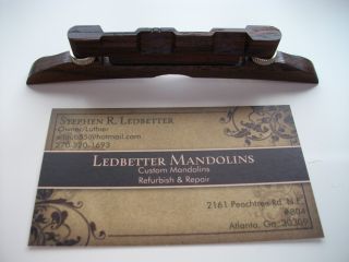 Ledbetter Quality Mandolin Bridge Brazilian Rosewood