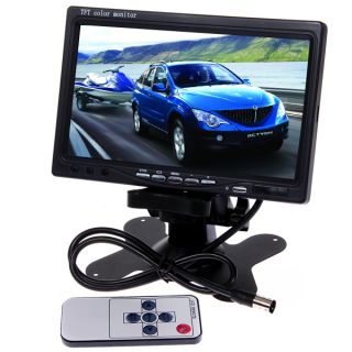 New 7 TFT LCD Color Car Rearview Headrest 16 9 Monitor DVD VCR with