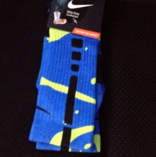 New Nike Elite Lebron Sprite Socks Mens Sz L 8 12 custom galaxy south