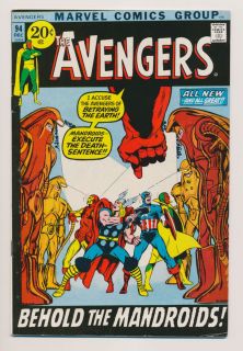 AVENGERS #94 F Neal Adams art, Thor Captain America Iron Man Marvel