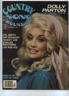 Roundup December 1977 Dolly Parton Cal Smith Dickey Lee MBX59