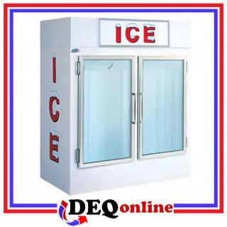 Leer L100UAGX L100 Indoor Glass Door Ice Merchandiser Auto Defrost 380