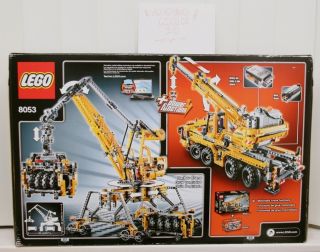 Lego Technic Mobile Crane 8053 Never Opened RARE with Custom Stickers