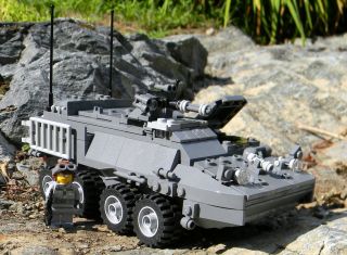 Custom Lego Army Stryker Tank Military Minifigure Set