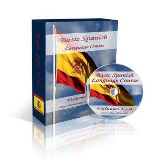 Learn to speak SPANISH Basic Spanish Language Course Written Audio PC