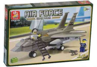 Sluban Air Force F15 Fighter Jet 142 Pieces Lego Compatible