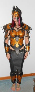 Womans Leather Armor Full Costume Special Breast Plate and More LARP