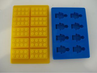 Lego Brick Minifigure Mold Tray Birthday Party Set
