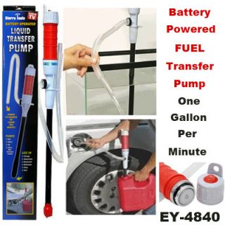 Battery Operated Liquid Fuel Transfer Pump Pumps Gas Water Oil Etc