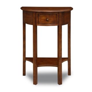 Leick Favorite Finds Demilune Console Hall Stand in Warm Brown 9030