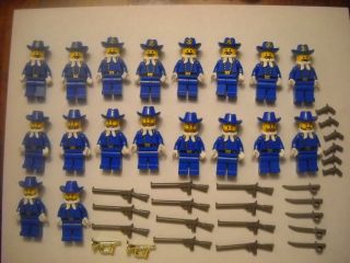 18 Lego Western US Cavalry Soldiers Accessories Set III