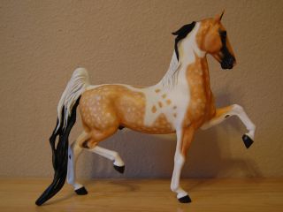 Custom Pinto Peter Stone Bogucki Saddlebred Horse by Holly Lenz