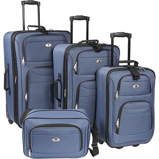 Leisure Luggage Windsor 4 Piece Exp Luggage Set
