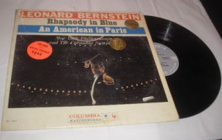 1965 Leonard Bernstein Rhapsody in Blue An American in Paris ml 5413
