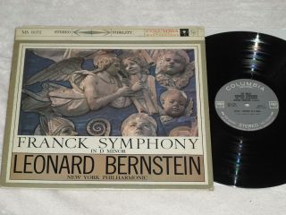 Leonard Bernstein Franck Symphony in D Minor 1965 Stereo Columbia LP
