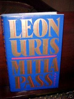 Leon Uris Mitla Pass Semi Autobiographic Book Isreal 0385187920