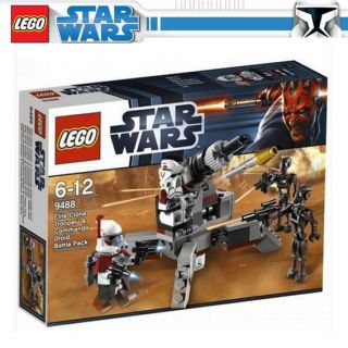 LEGO star wars 9488 Elite Clone Trooper Commando Droid Battle Pack