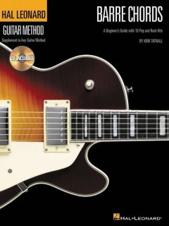 Hal Leonard Barre Chords Guitar Method Supplement Book CD