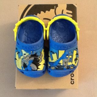 Batman Crocs NWB Size 4 5