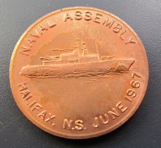 NAVAL ASSEMBLY SHIP HALIFAX N.S. JUNE 1967 CANADA CENTENNIAL RARE