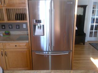  Samsung French Door Counter Depth Refrigerator Stainless Steel color