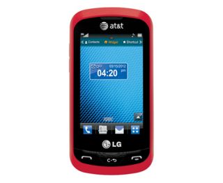 LG Xpression Red at T 3 0 Touch Screen with QWERTY Keyboard Brand New