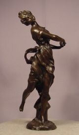 Antique Bronze Rose Dancer CH Levy