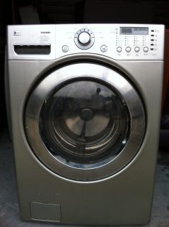 LG TROMM Washer WM2277HS & Dryer DLE5977S,Silver, Stainless Steel Drum
