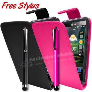 Flip Case Cover Pouch Free Stylus Pen Fits LG Mobile Phones