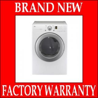 LG Gas Dryer DLG2241W White 7 3 CU ft Unboxed Stackable Sensor Dry