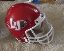 RARE Liberty College Flames Football Mini Helmet