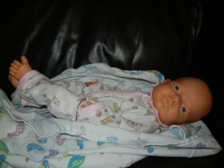  17 Baby Girl Vinyl Doll Newborn Lifelike Reborn Anatomically Correct
