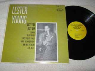 LP Charlie Parker PLP 409 s Lester Young Just You Just Me