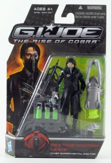 The Rise of Cobra Movie Rex The Doctor Lewis Black Coat Action Figure