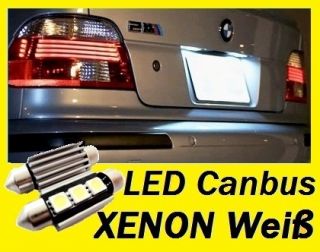 LED SMD Kennzeichenbeleuchtung Xenon BMW 3ER 5ER 7ER E34 E36 E38 E39