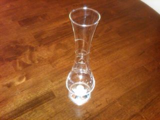 Antique Duchin Cut Crystal Vase Sterling Silver Base 925