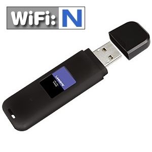 Linksys Wireless N USB Network Adapter WUSB600N Dual