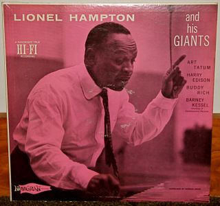 Lionel Hampton and His Giants Harry Edison Art Tatum Orig Mono Norgran