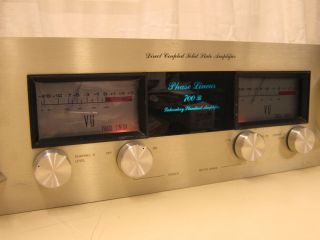 Vintage Phase Linear 700B Power Amplifier Works Great VGC