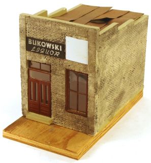 Scale Brick Bukowski Liquor Store in Hydrocal Really Neat
