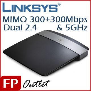 Linksys E2500 Simultaneous Dual Band 2 4 5GHz MIMO 300M Wireless N 4