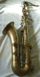Old Antique Conn Buescher Stencil Tenor Saxophone