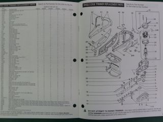 Mantis Little Wonder Electric Hedge Trimmer Parts Manual 1600SE 2400SE