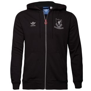 New Adidas Originals Liverpool Football Club Hooded Sweater Jacket XXL