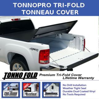  Toyota Tundra 8 Tonneau Cover Tonno Pro Tri Fold Fold Up Truck Cover