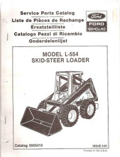 New Holland L 554 Skid Steer Loader Parts Manual