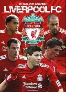 Liverpool 2011 Official Wall Calendar 17x12