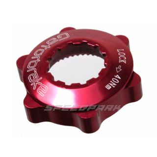 New Disc Rotor Center Lock Adapter Red